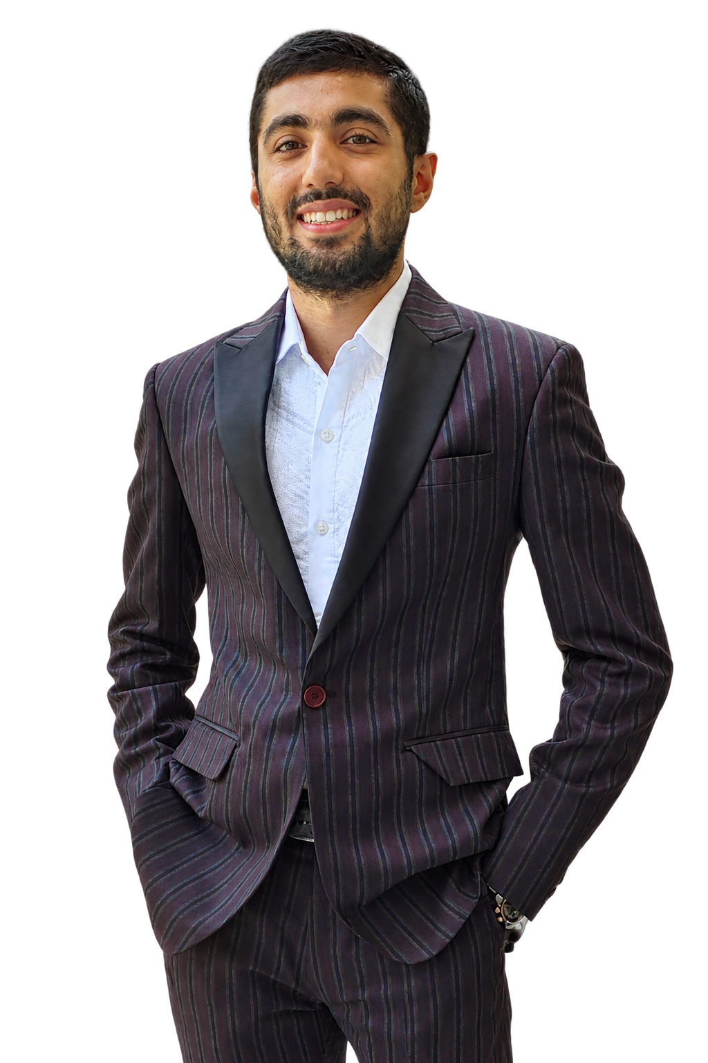 Saurish Monga wearing a suit